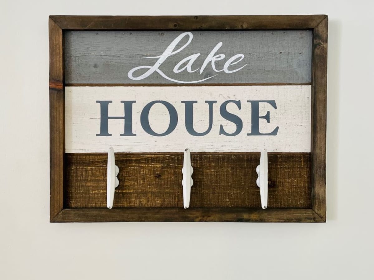 Lake-house touches throughout